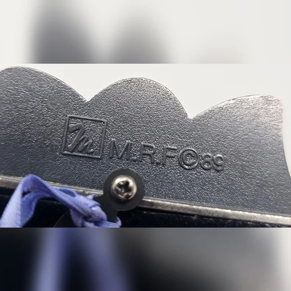 *$OLD*Vintage Silvestri Heart  Metal MRF 89 Small Picture Frame with Faux Pearl - Picture 6 of 9